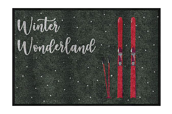 M + A Matting Message Mat, 45" x 69", Winter Wonderland