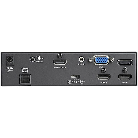 StarTech.com Multi Input to HDMI Converter Switch DisplayPort VGA and Dual  HDMI to HDMI Switch - Office Depot