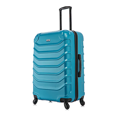 InUSA Endurance ABS Hardside Spinner Suitcase, 29-3/8”H x 19-5/16”W x 11-7/16”D, Teal