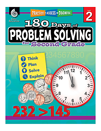 Shell Education 180 Days Of Problem Solving, Grade 2