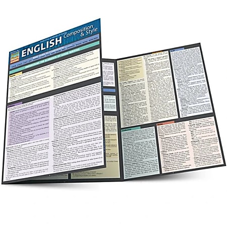 QuickStudy Guide, English Composition & Style, Total Qty 1