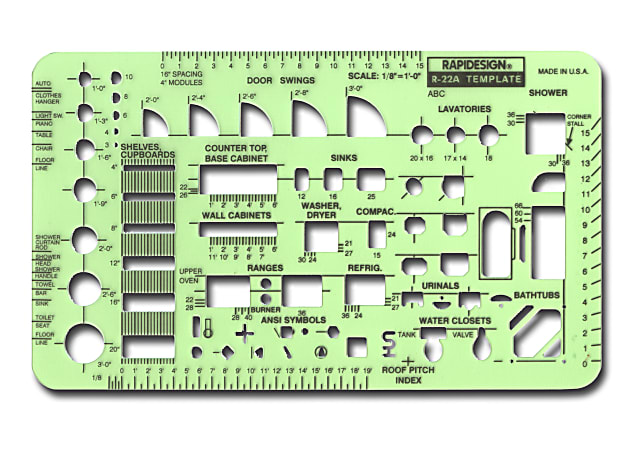 KohINoor Rapidesign ABC Architectural Template