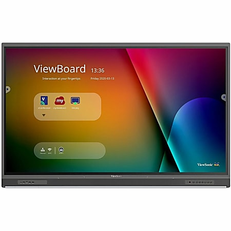 ViewSonic® IFP6552-1C 65" 4K Ultra HD Interactive Flat-Panel Display