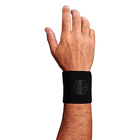 Ergodyne ProFlex 405 Wrist Wrap Support, Enhanced Fit, Black