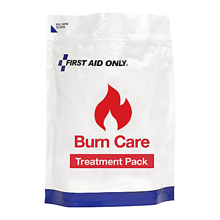 First Aid Only Burn Care Treatment Pack Refill, White