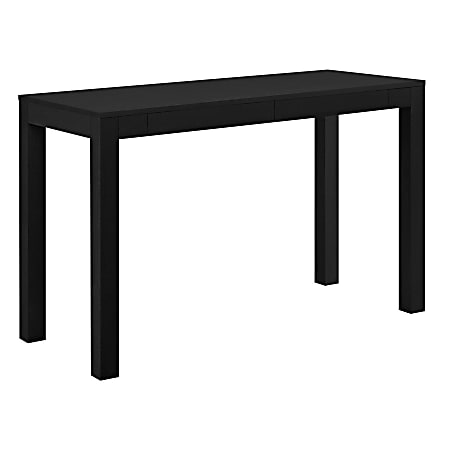 Ameriwood™ Home Large Parsons Desk With 2 Drawers, Black