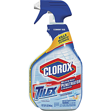 Tilex Tilex Mildew Root Penetrator and Remover with Bleach - Foam - 32 fl oz (1 quart) - Spray Bottle - 1 Each - Translucent