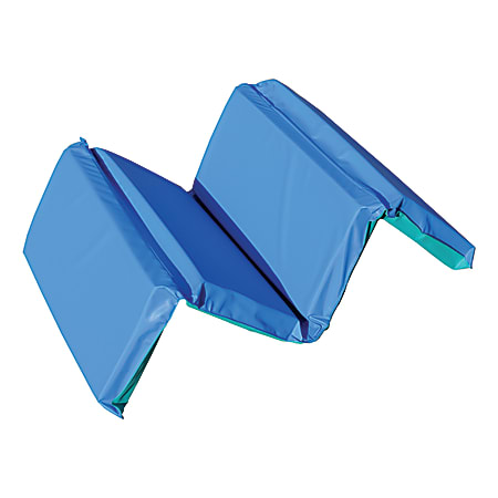 Peerless Plastics DayDreamer Rest Mat, 2"H x 24"W x 48"D, Teal/Blue, Pre-K - Grade 1