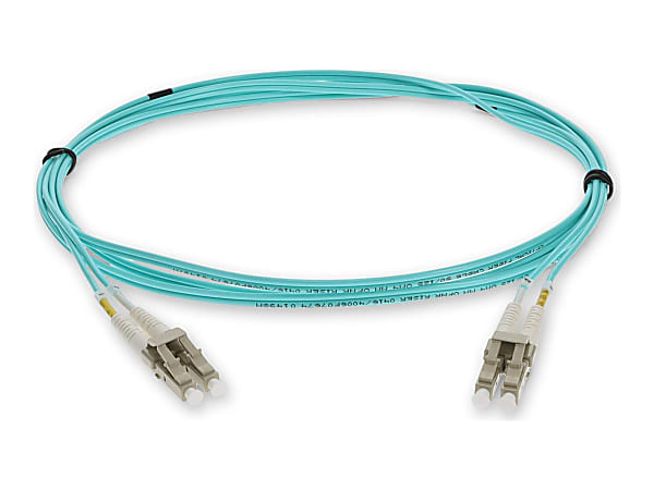 AddOn 2m HP AJ835A Compatible LC OM3 Aqua Patch Cable - Patch cable - LC multi-mode (M) to LC multi-mode (M) - AJ835AAO