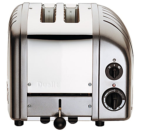 Dualit NewGen Extra-Wide Slot Toaster, 2-Slice, Metallic Charcoal