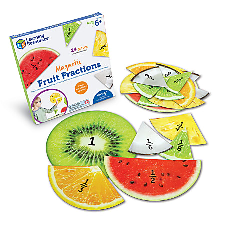 Learning Resources Magnetic Fruit Fractions