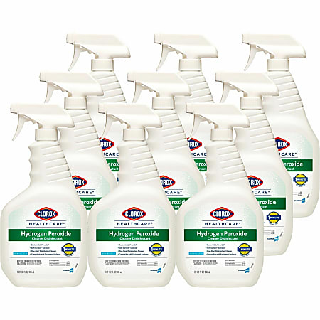 Clorox Healthcare Hydrogen Peroxide Cleaner Disinfectant Spray - Liquid ...