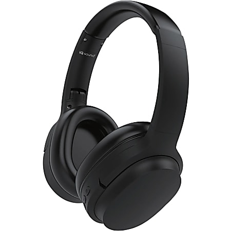 Supersonic Active Noise Cancelling Bluetooth Headphones Black