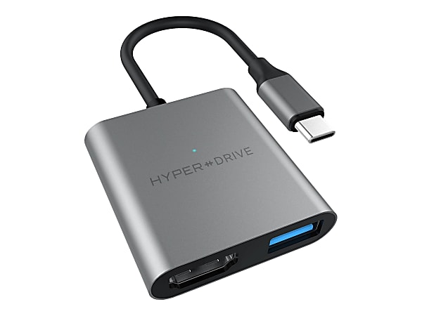 HyperDrive 4K HDMI 3-in-1 USB-C Hub - Docking station - USB-C - HDMI