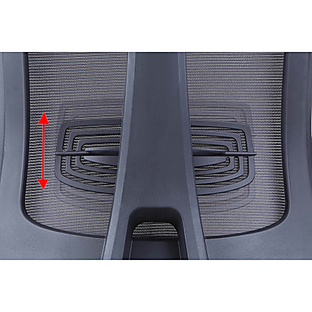 Lorell High-Back Molded Seat Office Chair - Black Fabric Seat - Black Mesh Back - High Back - 5-star Base - Armrest - 1 Each