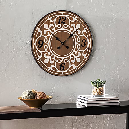 SEI Aprille Round Wall Clock - Thumbnail 5