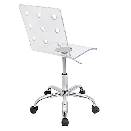 Clear acrylic desk chair outlet