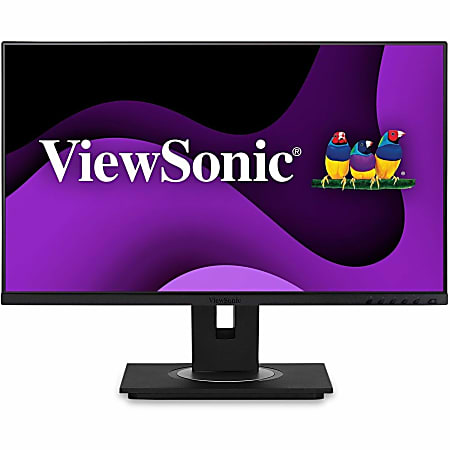 ViewSonic VG245 24 Inch IPS 1080p Monitor Designed for Surface with advanced ergonomics, 60W USB C, HDMI and DisplayPort inputs for Home and Office - In-plane Switching (IPS) Technology - LED Backlight - 1920 x 1080 - 16.7 Million Colors - 250 Nit