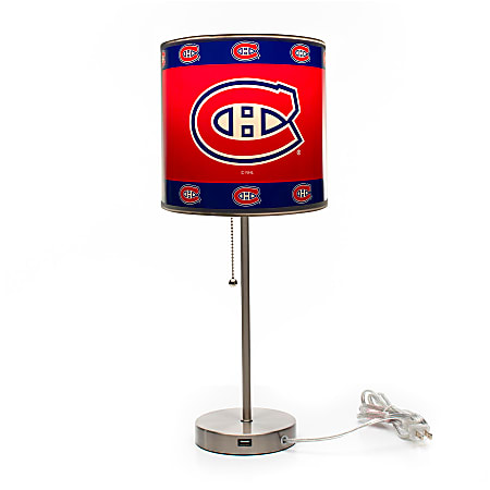 Imperial NHL Table Lamp, 19"H, Montreal Canadiens