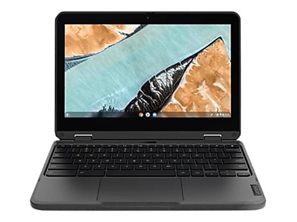 Lenovo 300e Chromebook Gen 3 82J9 - Flip design - AMD 3000 Series - 3015Ce / up to 2.3 GHz - Chrome OS - Radeon Graphics - 4 GB RAM - 32 GB eMMC eMMC 5.01 - 11.6" IPS touchscreen 1366 x 768 (HD) - Wi-Fi 5 - gray - kbd: English