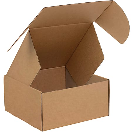 Office Depot® Brand Deluxe Literature Mailers, 10" x 10" x 5", Kraft, Pack Of 50