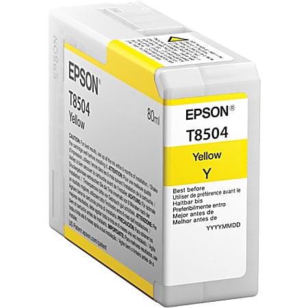 Epson UltraChrome HD T850 Original Inkjet Ink Cartridge - Yellow Pack - Inkjet