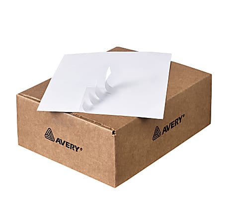 Avery® Address Labels for Copiers, Permanent Adhesive, 1" x 2-13/16" , 16,500 Labels (5334) - Permanent Adhesive - Rectangle - White - Paper - 33 / Sheet - 500 Total Sheets - 16500 Total Label(s) - 1