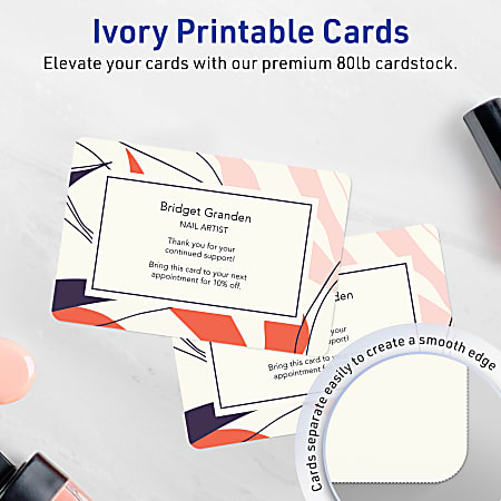 Avery Printable Postcards With Sure Feed Technology 6 x 9 Rectangle