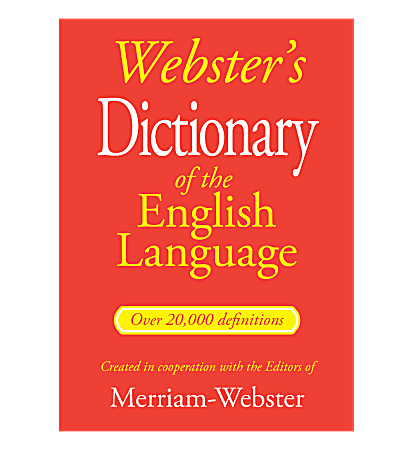 Bendon Webster's Dictionary Of The English Language