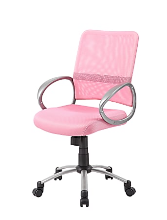 Pink mesh desk chair 2025