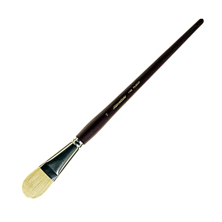 Silver Brush Silverstone Paint Brush, Series 1103, Size 14, Filbert Bristle, Hog Hair, Maroon