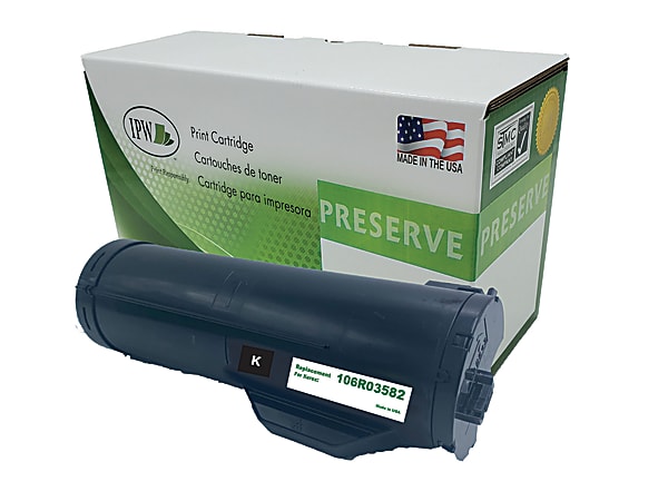 IPW Preserve Brand Remanufactured High-Yield Black Toner Cartridge Replacement For Xerox® 106R03582, 106R03582-R-O