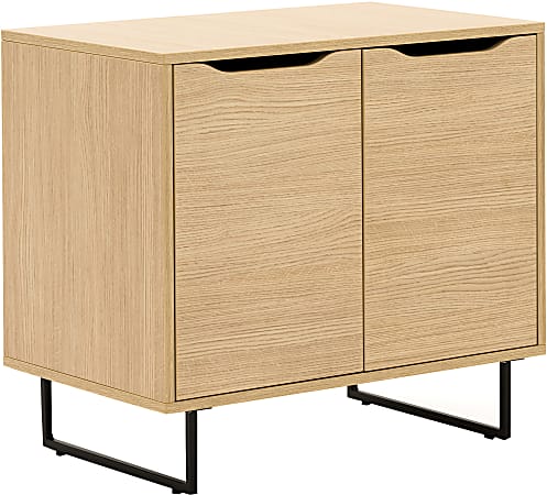 Allermuir Crate 32 W Co Sideboard Storage Credenza Oak Office Depot