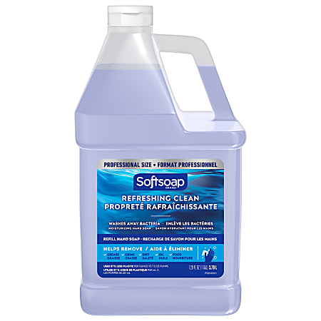 Softsoap&reg; Moisturizing Hand Soap, Refreshing Clean, 1 Gallon, Clear