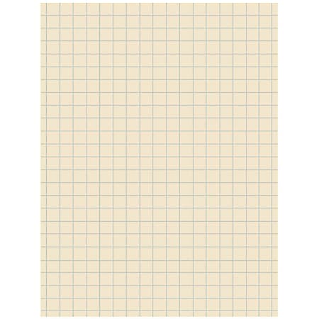 Pacon® Quadrille-Ruled Heavyweight Drawing Paper, 1/2" Squares, Manila, Pack Of 500 Sheets