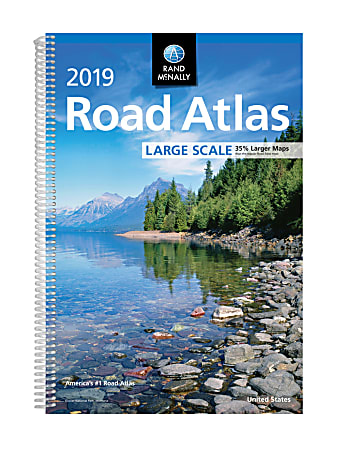 Rand McNally Large-Scale Road Atlas 2019