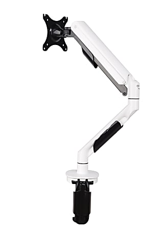 Loctek Q7 Monitor Arm, Single, 13 13/16"H x 12 15/16"W x 4 5/16"D, White