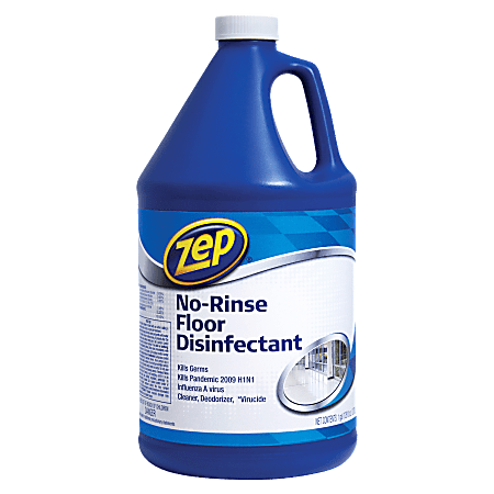 Zep® Commercial No-Rinse Floor Disinfectant, 128 Oz Bottle