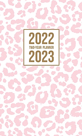 Graphique 2-Year Pocket-Size Planner, 3-3/4" x 6, Cheetah, August 2021 To January 2023