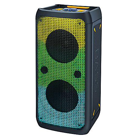 Supersonic Portable Bluetooth® True Wireless Speaker, Black