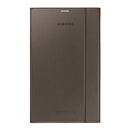 Samsung Book Cover For Samsung Galaxy Tab® S, 8 1/2"H x 5 1/5"W x 1/2"D, Bronze
