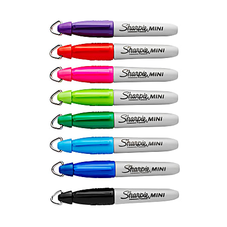 Sharpie Mini Permanent Markers Fine Point Gray Barrel Black Ink Canister Of  72 Markers - Office Depot