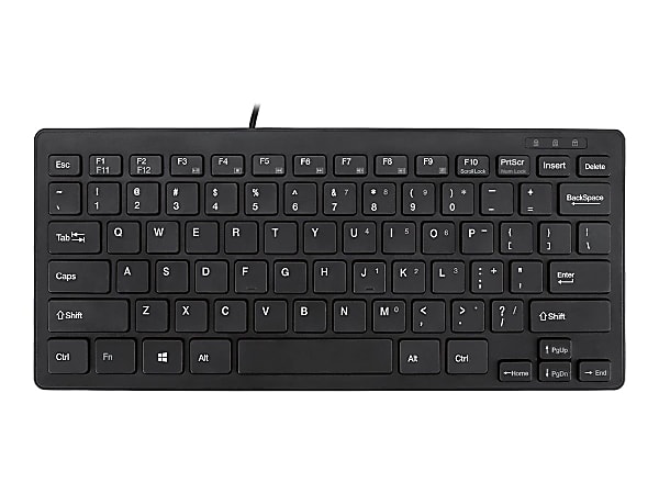 Adesso® AKB-111UB SlimTouch USB Mini Keyboard, Black
