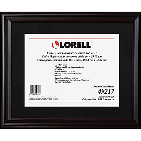 Lorell 2-toned Certificate Frame - 13 Lorell 2-toned Certificate Frame - 13