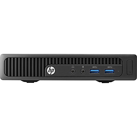 HP Business Desktop 260 G1 Desktop Computer - Intel Core i3 i3-4030U 1.90 GHz - 4 GB DDR3 SDRAM - 500 GB HDD - Windows 7 Professional 64-bit upgradable to Windows 8.1 Pro - Mini PC