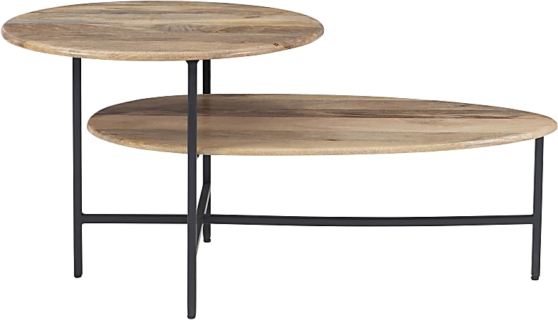 Powell Darby 2-Tier Coffee Table, 18"H x 38"W