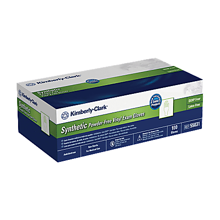 Kimberly-Clark® Safeskin Powder-Free Exam Gloves, Small, Clear, Box Of 100