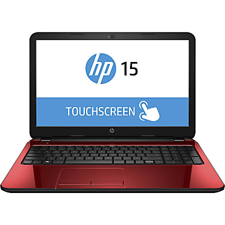 HP TouchSmart 15-g200 15-g228ds 15.6" Touchscreen LCD Notebook - AMD A-Series A8-6410 Quad-core (4 Core) 2 GHz - 8 GB DDR3L SDRAM - 1 TB HDD - Windows 8.1 64-bit - 1366 x 768 - Flyer Red