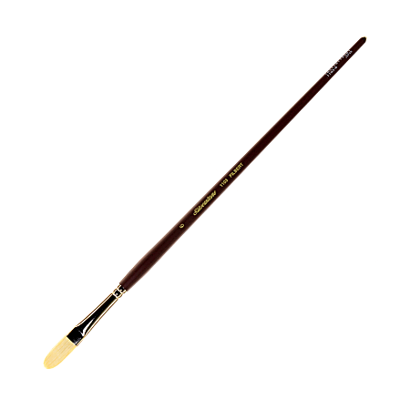 Silver Brush Silverstone Paint Brush Series 1103, Size 6, Filbert Bristle, Hog Hair, Maroon