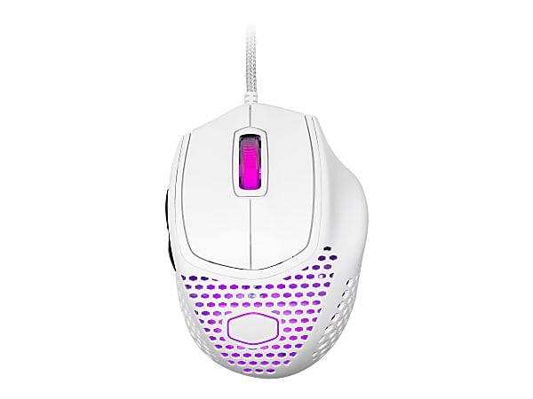 Cooler Master MasterMouse MM720 - Mouse - right-handed - optical - 6 buttons - wired - USB - matte white